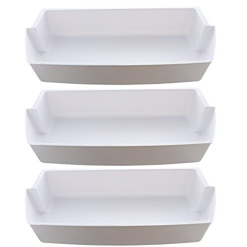 Kitchen Basics 101: 3-Pack Door Shelf Bins 2187172 Replacement for Frigidaire Whirlpool Kenmore Refrigerator PS328468 - Grill Parts America