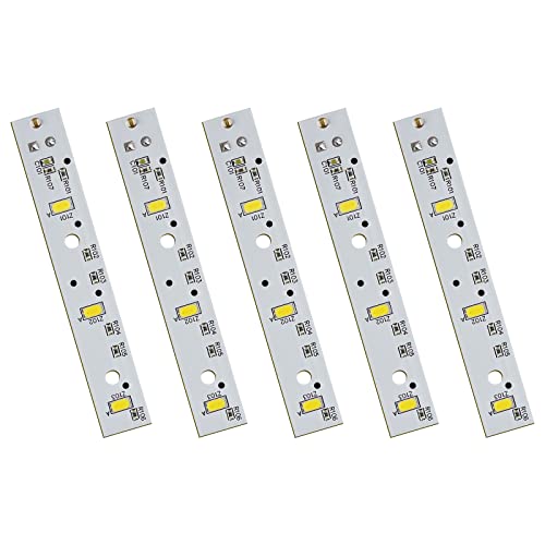 WISINY LED Light Board WR55X26671 PS11767930 AP6035586 Compatible for GE Refrigerator Replacement Part Replace 4468532 EAP11767930 LED3344588 5PCS - Grill Parts America