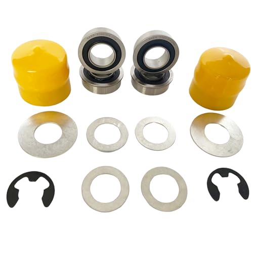 DEEG Replacement for John Deere Lawn Mower Front Wheel Bearing Kit LA100 L105 LA115 LA125 LA130 LA135 LA140 LA145 LA150 LA155 LA165 LA175 x300 d120 D140 D130 D110 D170 L110 L120 L130 L135 - Grill Parts America