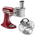 KitchenAid KSM2FPA Food Processor Attachment, Dicing Kit, Silver - Kitchen Parts America