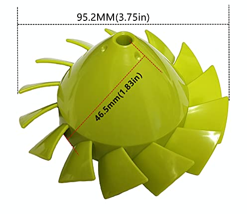 529437003/529437004/529437001 Blower Fan Compatible with Fits Ryobi Ryobi 18 Volt Blower Fan P2108 P21081 P21081VN P21081VNM - Grill Parts America