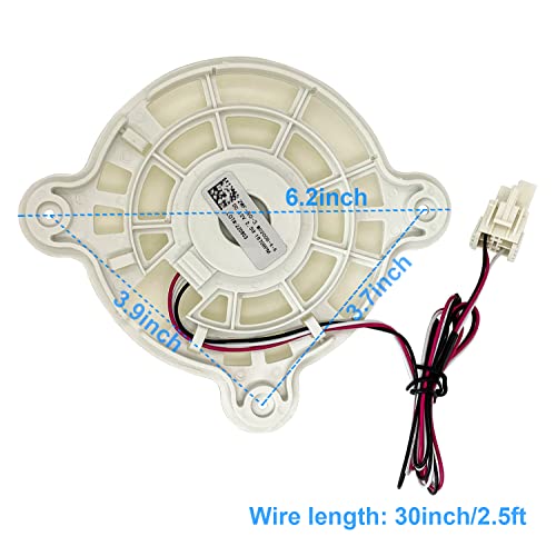 DA31-00287B DC12V Refrigerator Evaporator Fan Motor for Samsung Refrigerator Freezer Fan Motor Replacement Part Replaces DA96-00968A DA31-00334A PS9494284 3954921 AP5948644 - Grill Parts America