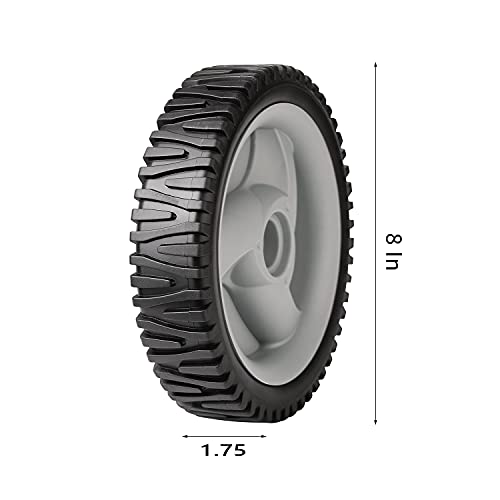 CY CHAOYA Mower Front Drive Wheels Fit for Craftsman Husqvarna 194231X460 401274X460 583719501 Front Wheel Drive Self Propelled Lawn Mower Replaces AYP Oregon72-344(Dark Grey 2pc) - Grill Parts America