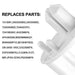 3-Pack 241993101 Frigi.daire Crisper Support Gallery Refrigerator Parts Replaces 1513081 240350802 AH2358879 AP4393090 EA2358879 PS2358879 by AMI PARTS - Grill Parts America