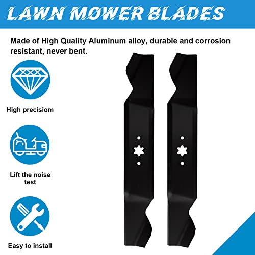 Dibanyou Lawn Mower Deck Blades for Bolens MTD Troy-Bilt 742-0610 942-0610 942-0610A,Craftsman 33020 38" Cut Deck 2 Pack - Grill Parts America