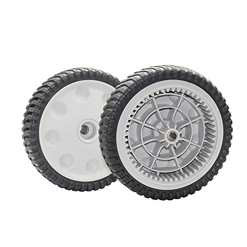 Cluparis Front Drive Wheels Replaces for MTD Troy-Bilt Lawn Mowers for 734-04018C,734-04018B, 734-04018A,12AV569Q597 (pack of 2) - Grill Parts America