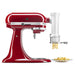 KitchenAid KSMPEXTA Gourmet Pasta Press Attachment with 6 Interchangeable Pasta Plates, White - Kitchen Parts America