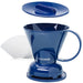 Clever Coffee Dripper and Filters, Large 18 oz (Royal Blue)| Barista's Choice| Safe BPA Free Plastic|Includes 100 Filters - Kitchen Parts America