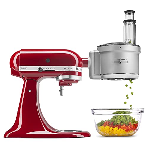 KitchenAid KSM2FPA Food Processor Attachment, Dicing Kit, Silver - Kitchen Parts America