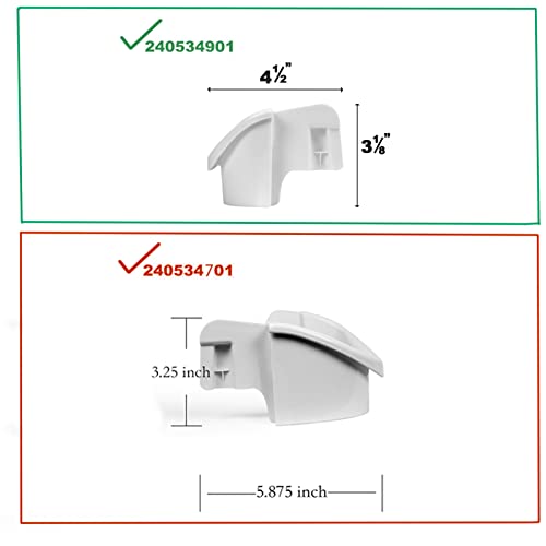 240534901 x2 & 240534701 x1 Refrigerator shelf retainer bar parts Compatible with frigidaire or kenmore Door Shelf Rack Bar Rail, Replaces AP3214631 PS734936 AP3214630 PS734935 AH734935 EA734935 - Grill Parts America