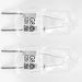 Microwave Light Bulb for GE Samsung Kenmore Maytag Elite Over The Stove Range Microwave Oven, Halogen Light Bulb with G8 Bi-pin Base 20W Under Microwave Light, Replaces WB25X10019 WB36X10213, 2 Pack - Grill Parts America