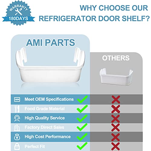 AMI PARTS 240363701 Door Bin Shelf for Frigidaire, Kenmore Refrigerator Replacement Replace-240363707, 891286, AP2116105, PS430206, EAP430206 - Grill Parts America