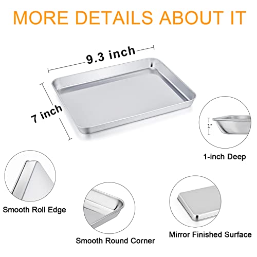 TeamFar Pure Stainless Steel Toaster Oven Pan - Kitchen Parts America