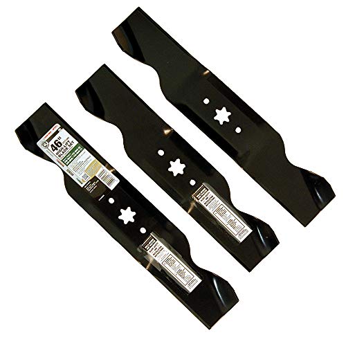 MTD Genuine Parts (490-110-M116) 2-in-1 High-Lift Mower Blade Set-For 46-Inch Lawn and Garden Tractors (1997 and After) Fits Various Troy-Bilt, MTD, Yard Machines, and Other Top Models, Pack of 1 - Grill Parts America