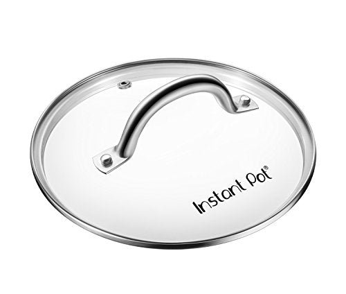 Instant Pot Tempered Glass Lid, Stainless Steel Rim, for 5 Qt/L or 6 Qt/L Models - Kitchen Parts America