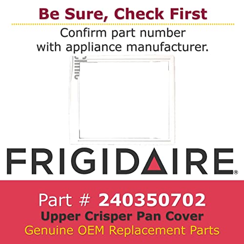 Frigidaire 240350702 Refrigerator Upper Crisper Pan Cover - Grill Parts America