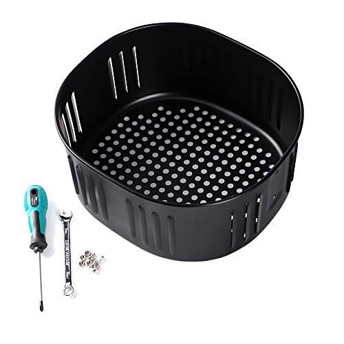 Air Fryer Replacement Basket for Power Air Fryer XL 5.3QT,Air Fryer Basket for Gowise USA Air Fryer 5.8QT,Air fryer Accessories, Non-Stick Fry Basket - Grill Parts America