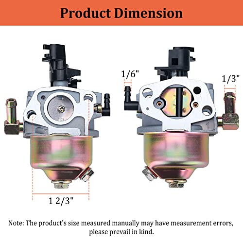 951-15236 751-15236 Carburetor for Huayi Carb - Carburetor Assembly for Troy Bilt Storm 2410 2660, Craftsman Cub Cad et MTD 670-WU 670-WUA 670-WUB 270-WU 270-WUA 208cc Engine Snowblower Carburetor - Grill Parts America