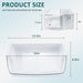 Refrigerator Door Bin AAP73631502 L-G Refrigerator Shelf Replacement RIGHT Compatible for L-G,Ken-more Elite Refrigerator Door Shelf Bin-LFX28968ST Door Bin AP5673810,2652330,AAP72909218, AP5673811 - Grill Parts America