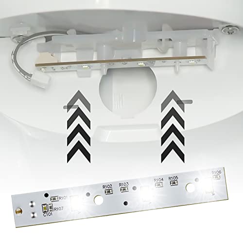 WISINY LED Light Board WR55X26671 PS11767930 AP6035586 Compatible for GE Refrigerator Replacement Part Replace 4468532 EAP11767930 LED3344588 5PCS - Grill Parts America