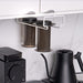 The RACK: Under Cabinet Rack Compatible with AeroPress Coffee Maker. Fits All Models Including AeroPress Go. (White) - Kitchen Parts America