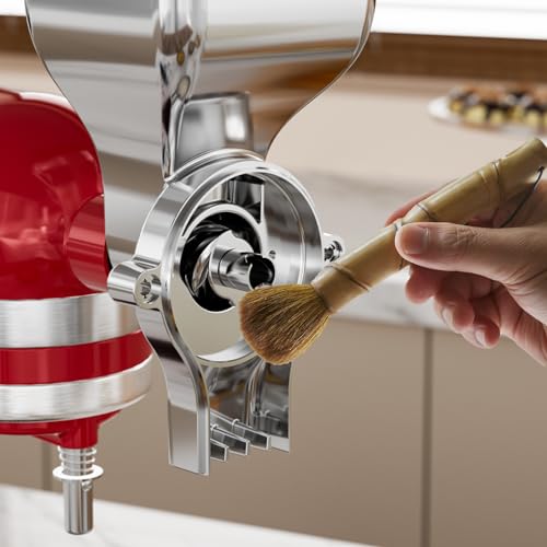 EASCANDY All Metal Grain Mill Attachment Fit for KitchenAid Stand Mixer, 12-Level Adjustable Mill Grain Accessories Fit for Kitchenaid, for Freshly Ground Grains, Coffee Beans, Nuts, Spices, Cereal - Grill Parts America