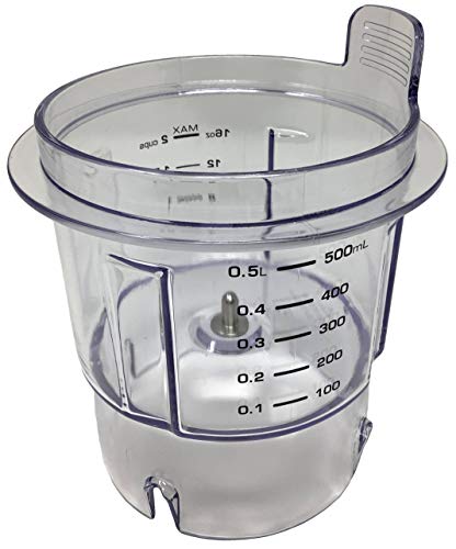 Ninja 16oz Bowl-in-Bowl Chopper Cup for QB3000 QB3004 QB3005 Nutri 2-in-1 Blender - Kitchen Parts America