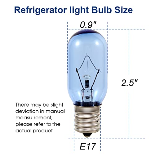 Txdiyifu T8 25W Refrigerator Light Bulb 297048600 241552802 Replacement for Whirlpool KitchenAid Electrolx Kenmore Frigidaire Light Bulb - Grill Parts America