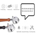 Ankong 54mm Coffee Portafilter for Breville Coffee Machine , Coffee Handle Filter Holder Solid Wood Double Nozzle Coffee Maker Parts Portafilter Handle Stainless Steel Reusable (A black rosewood) - Kitchen Parts America