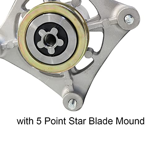 WELOVEHOME 187292 Spindle Assembly with 195945 Pulley for 46" 48" 54" Mower Deck Replaces Ariens 21546238 21546299 Husqvarna 532187281 532187292 AYP 187292 192870 532192870, Pulley 195945 197473 - Grill Parts America