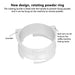 Natudeco 54mm Coffee Portafilter,Rotatable Coffee Powder Part Hands Free Dosing Funnel Aluminum Alloy Funnel for Espresso Coffee Maker Hand Ground Coffee Machine(Silver) - Kitchen Parts America