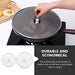 HEMOTON 2pcs Universal Pans Pots Lid Cover Tempered Glass Lid for Replacement for Skillets Frying Pans Cookwares 25cm - Kitchen Parts America