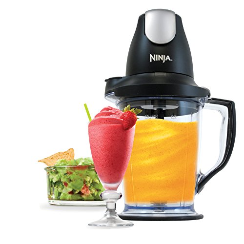 Ninja QB1004 Blender/Food Processor with 450-Watt Base, 48oz Pitcher, 16oz Chopper Bowl, and 40oz Processor Bowl for Shakes, Smoothies, and Meal Prep - Kitchen Parts America