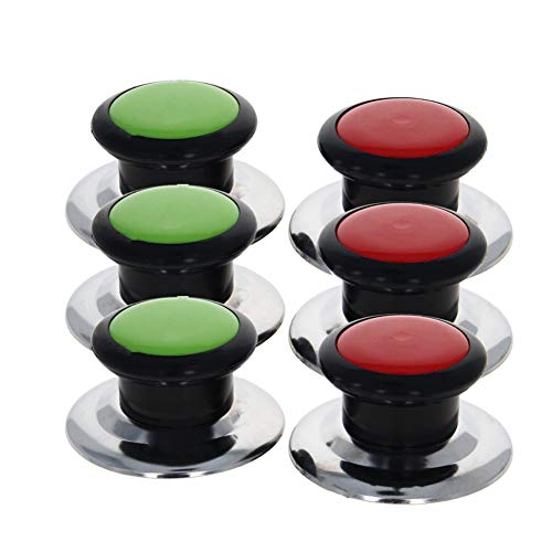 Bettomshin Lid Knobs Pans Pots Cover Lids Replacement Plastic Knob Handle Heat Resistance for Kitchen Cookware Cover, 6Pcs - Kitchen Parts America