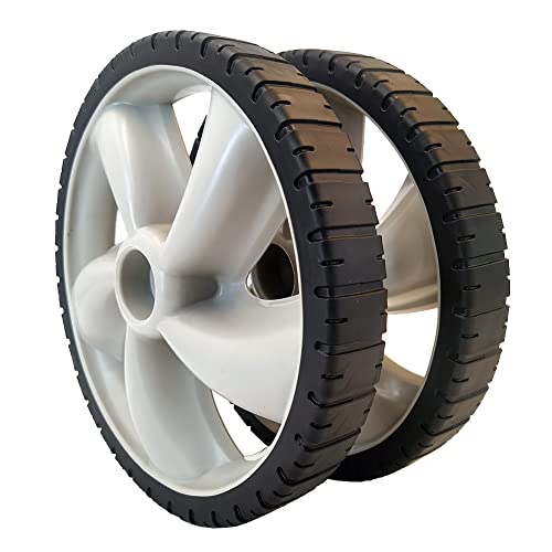 OTDSPAERS Plastic Wheel 490-324-0002 12-Inch x 1.75" Replaces Walk-Behind Mowers, 2 Pack - Grill Parts America