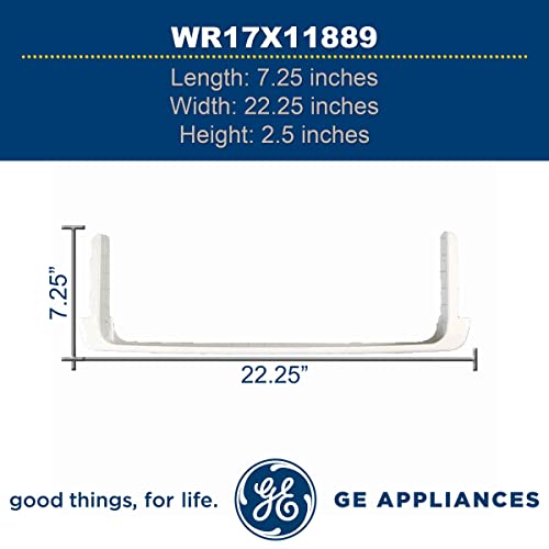 GE WR17X11889 Genuine OEM Door Shelf Bar/Fixed Shelf Bar for GE Refrigerator - Grill Parts America