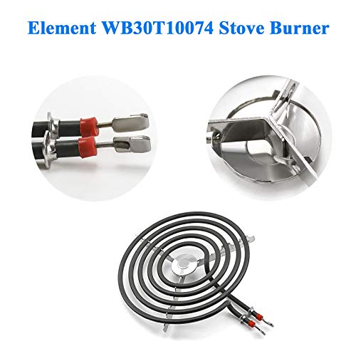 APPLIANCEMATES WB30T10074 Electric Surface Burner Heating Element 8" for GE Hotpoint Stove Oven Coil Surface Element Replace CH30T10074 S30T10074 PS243922 AP3186376 - Grill Parts America