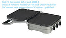 UsKitchen Reversible Grill/Griddle Plate for Cuisinart Griddler GR-4N 5-in-1 - Grill Parts America