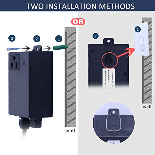 Garbage Disposal Air Switch Kit Sink Top Waste Disposal Long Stainless Steel Brushed Nickel On/Off Air Button Food and Waste Disposals Part by Etoolcity - Grill Parts America