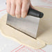 Dough Scraper Stainless Steel Dough Divider Chopper Bread Scraper Cake Pastry Pizza Cutter Slicer (Pastry Scraper) - Kitchen Parts America