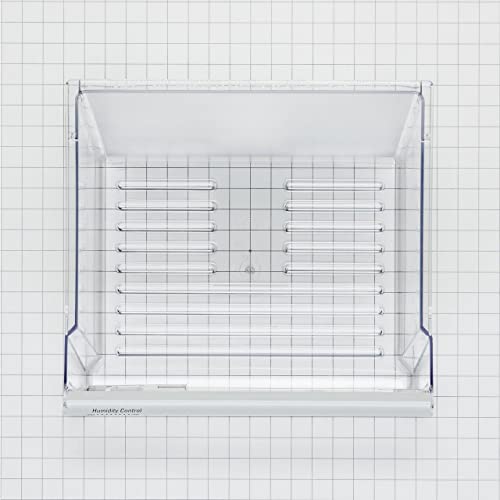 Whirlpool 2188656 WP2188656 Refrigerator Crisper Pan with Humidity Control, Standard, White - Grill Parts America