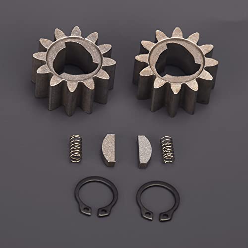 Lawn Mower Parts 42661-VE2-800 Gears 42672-VE2-800 Keys Springs & Clips, Compatible with H-onda Drive Wheel Kit, for H-onda Mower HRR216/HRS216 Drive Gear Kit 12 Teeth - Fits HRB216K4 HRB216K5 Models - Grill Parts America