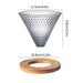 Pour Over Coffee Maker with 40 Pcs Paper Coffee Filters - Kitchen Parts America