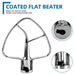 Flat Beater K45B Kitchen Mixer Aid Paddle Stainless Steel for 4.5 Quart Stainless Steel Bowl,Tilt-Head Stand Mixer Beater 1-year warranty - Grill Parts America