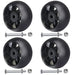 YiaChuii 4PCS Deck Gauge Wheels for AYP Husqvarna 532174873 589527301, MTD 174873 133957 532133957 734-3058, Cub Cadet 753-04856A Lawn Tractors and Zero Turn Mowers Deck with Bolts & Nuts… - Grill Parts America