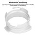 Natudeco 54mm Coffee Portafilter,Rotatable Coffee Powder Part Hands Free Dosing Funnel Aluminum Alloy Funnel for Espresso Coffee Maker Hand Ground Coffee Machine(Silver) - Kitchen Parts America