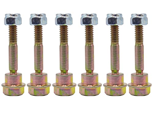 575938801 Set of 6 Shear Bolts and Hex Nuts fits Poulan Pro Snow Blower - Grill Parts America