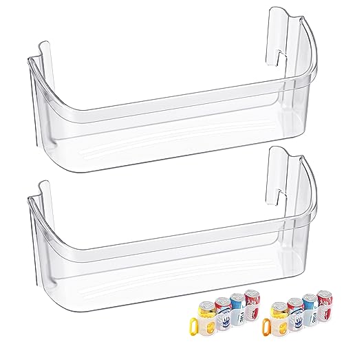 [2 PACK] UPGRADED 240323002 Refrigerator Door Bin Shelf,Compatible with Frigidaire Door shelf Replacement 240323006, 240323010,FGHS2631PF4A,FGHS2655PF5A,FGUS2642LF2,AP2115742 Bottom Door Shelves - Grill Parts America