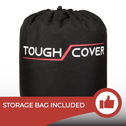 Tough Cover Snow Blower Cover - Basic Edition, Certified Waterproof, Heavy Duty 210D Marine Grade Fabric, Universal Fit, Outdoor Protection, Snowblower Cover Universal (Black) - Grill Parts America