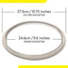 10 Inch Fagor Pressure Cooker Replacement Gasket (Pack of 2) - Fits Many 10 inch Fagor Stovetop Models (Check Description for Fit) - Kitchen Parts America